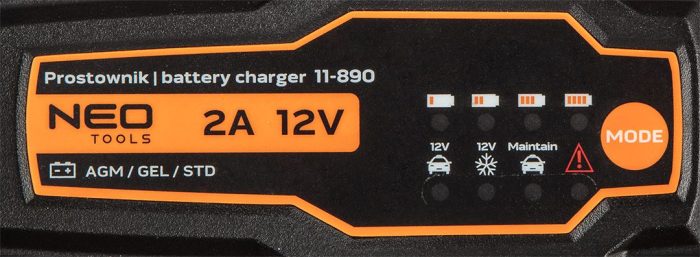 NEO Punjač za akumulator 2A/35W, 4-60Ah 11-890 - Slika 3