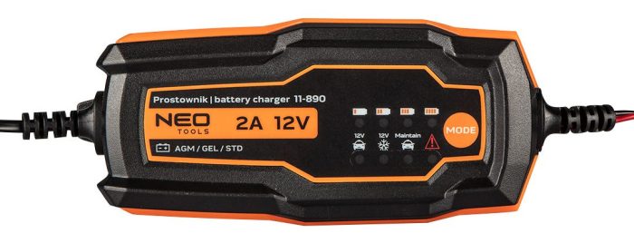 NEO Punjač za akumulator 2A/35W, 4-60Ah 11-890 - Slika 7