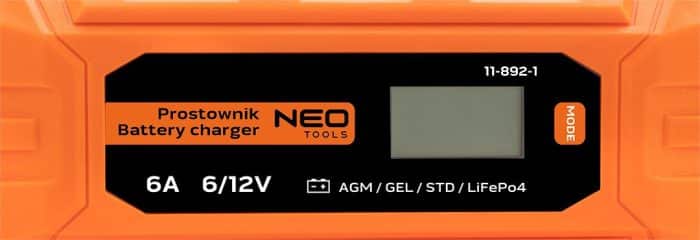 NEO Punjač za akumulator 6A/100W, 3-150Ah 11-892-1 - Slika 5