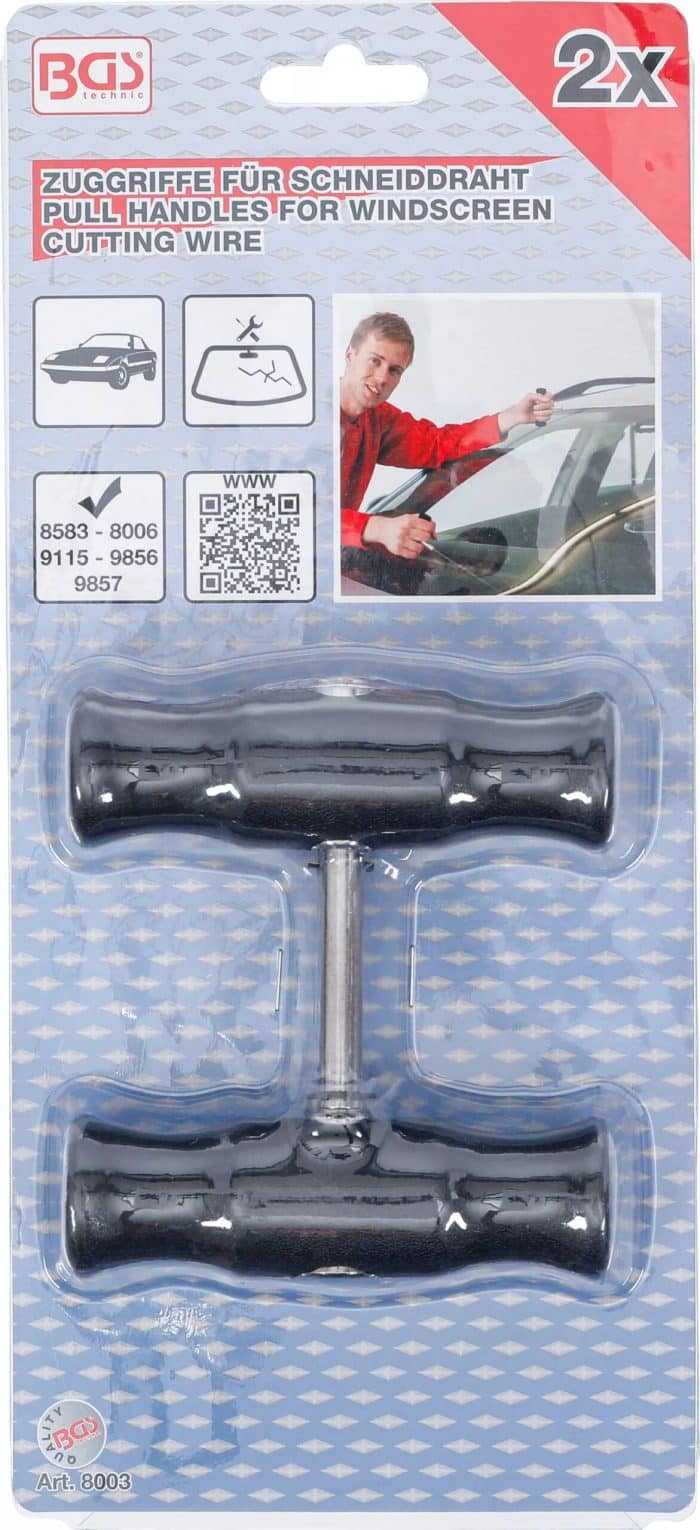 Ručke za žicu za izrezivanje vjetrobranskog stakla | 2-dijelni - Slika 3