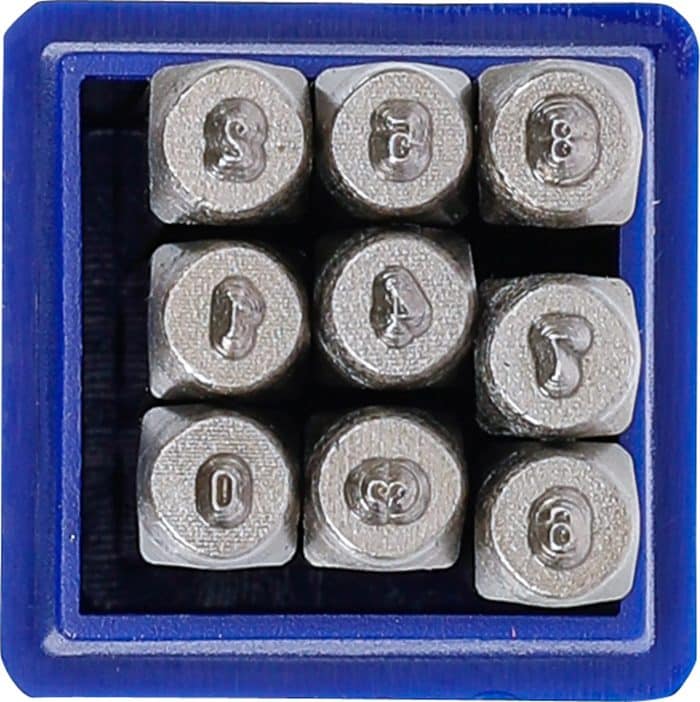 Šablona za utiskivanje brojeva | 2 mm - Slika 2