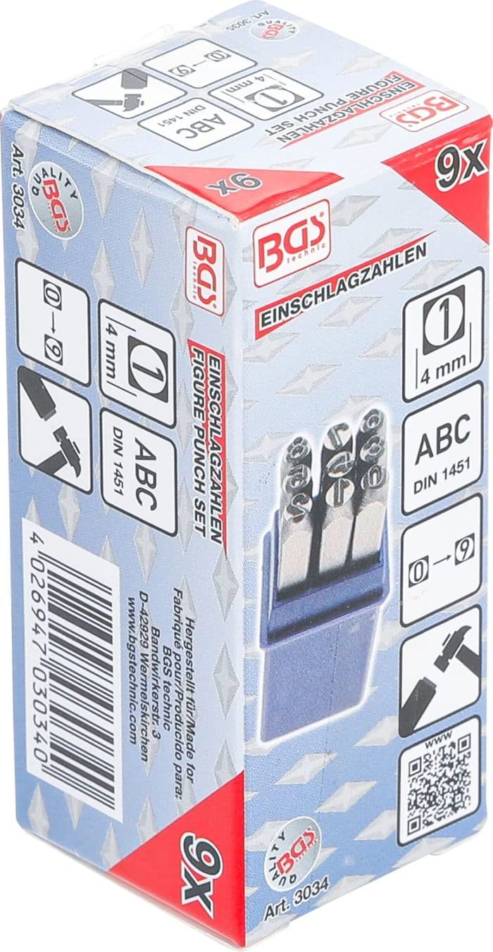 Šablona za utiskivanje brojeva | 4 mm - Slika 5