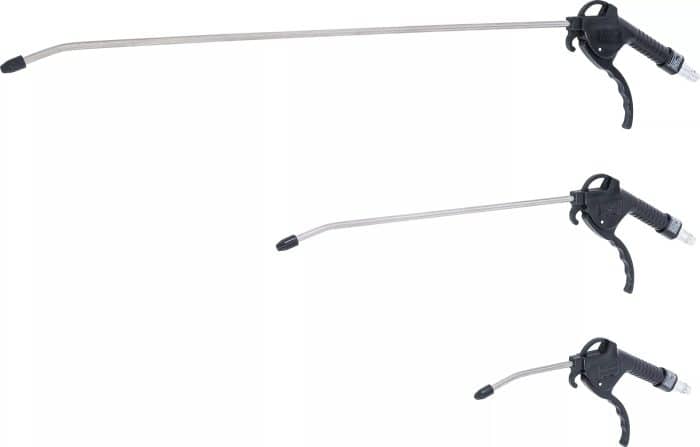 Set Pneumatski pištolj za ispuhivanje | 110 / 300 / 500 mm | 3-dijelni Set Pneumatski pištolj za ispuhivanje | 110 / 300 / 500 mm | 3-dijelni