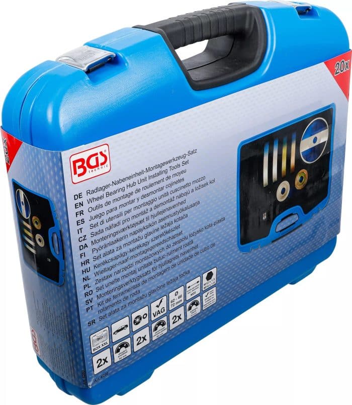 Set alata za montažu glavine ležaja kotača | za VAG | jedinica ležaja Ø 62, 66, 72 mm - Slika 6