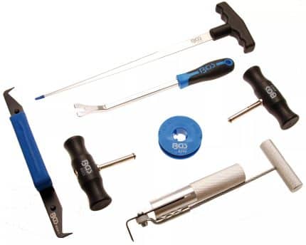 Set alata za skidanje vjetrobranskog stakla | 7-dijelni