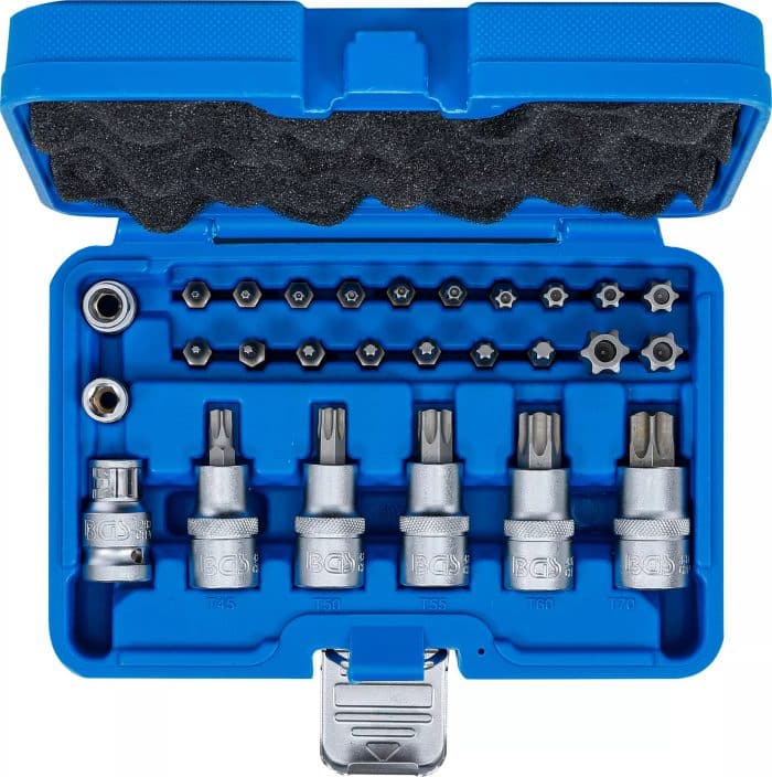 Set bitova i umetaka za bitove | 12,5 mm (1/2") | T-profil (za Torx) | 27-dijelni - Slika 4