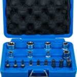 Set bitova i utičnih ključeva | E-profil / T-profil (za Torx) | 17-dijelni