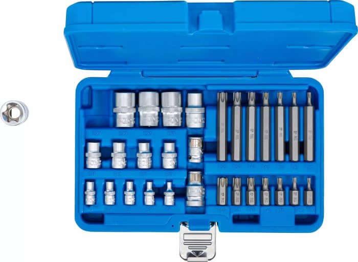 Set bitova i utičnih ključeva | E-profil / T-profil (za Torx) | 30-dijelni - Slika 4