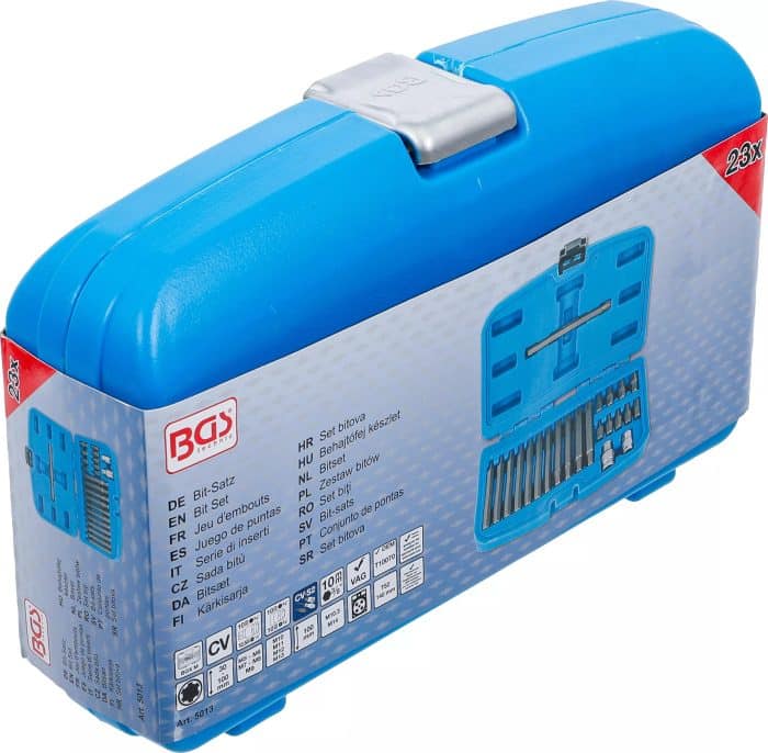 Set bitova | vanjski šesterokutni pogon 10 mm (3/8") | klinasti profil (za RIBE) | 22-dijelni - Slika 6