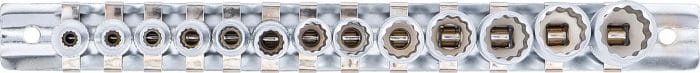 Set-dvanaesterokutnih-umetaka-za-uticni-kljuc-63-mm-14-4-14-mm-13-dijelni-2 Set dvanaesterokutnih umetaka za utični ključ | 6,3 mm (1/4") | 4 - 14 mm | 13-dijelni - Slika 3