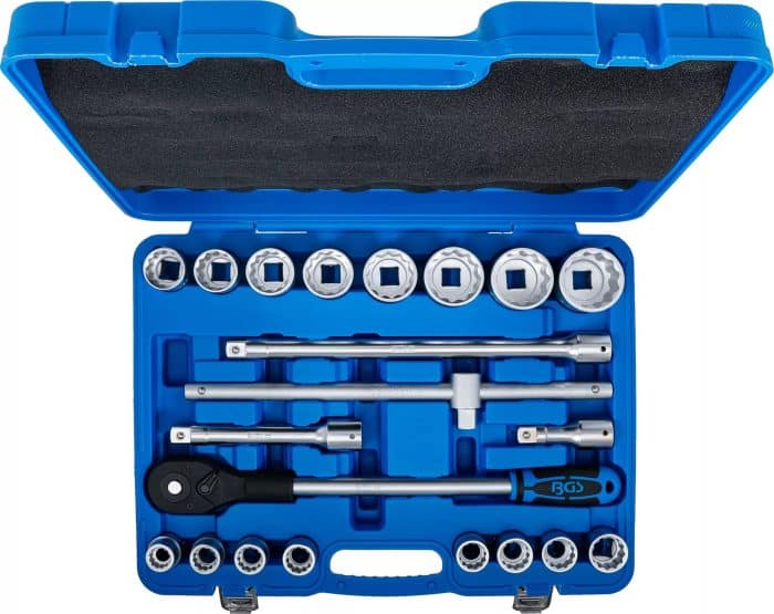 Set dvanaesterokutnih utičnih ključeva | pogon 20 mm (3/4") | 21-dijelni - Slika 5