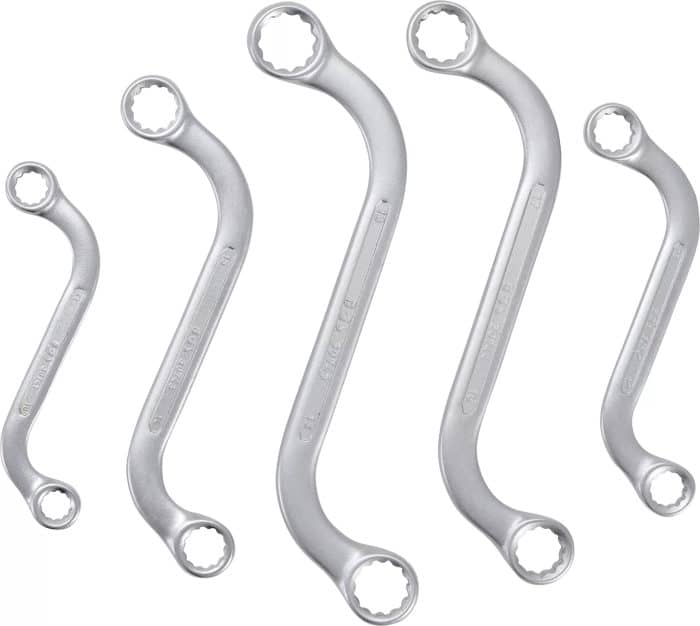 Set-dvostrukih-okastih-kljuceva-S-oblik-10-x-11-18-x-19-mm-5-dijelni-1 Set dvostrukih okastih ključeva | S-oblik | 10 x 11 - 18 x 19 mm | 5-dijelni - Slika 2