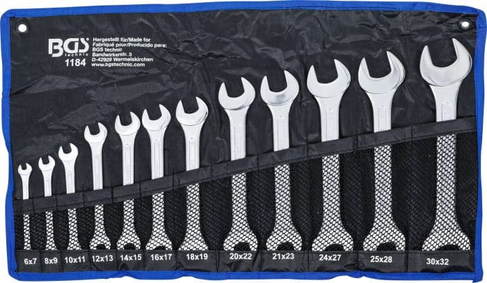 Set-dvostrukih-vilicastih-kljuceva-6-x-7-30-x-32-mm-12-dijelni-4 BGS1184 set dvostrukih viličastih ključeva | 6 x 7 - 30 x 32 mm | 12-dijelni - Slika 5