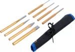 Set gurača rascjepki | 150 mm | uklj. dlijeto + točkalo | 8-dijelni - Slika 3