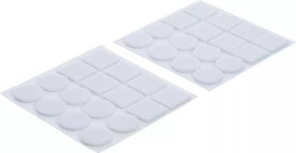 Set jastučića od filca | bijeli | 32-dijelni