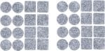 Set jastučića od filca | sivi | 32-dijelni - Slika 2