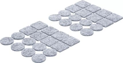 Set jastučića od filca | sivi | 32-dijelni
