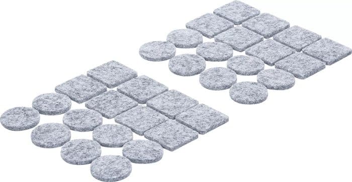 Set jastučića od filca | sivi | 32-dijelni Set jastučića od filca | sivi | 32-dijelni