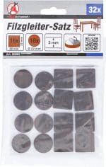 Set jastučića od filca | smeđi | 32-dijelni - Slika 3