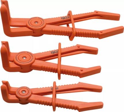 Set kliješta za stezanje crijeva | savijena za 90° | 155-220 mm | 3-dijelni