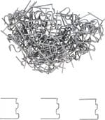 Set kopči za popravak | valni oblik | 0,8 mm | 100-dijelni - Slika 3