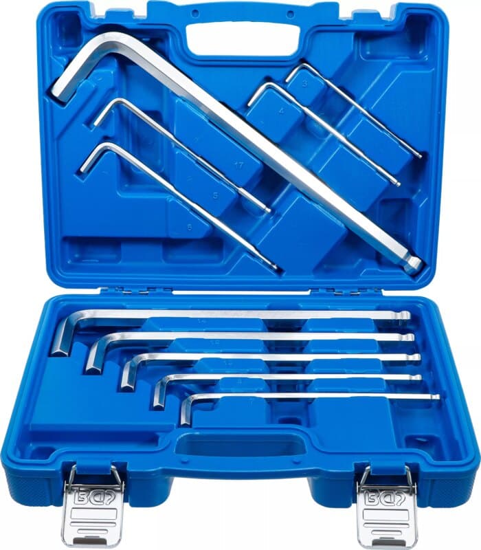 Set kutnih steznih ključeva | "Max" | unutarnji šesterokut 3 - 17 mm | 10-dijelni Set kutnih steznih ključeva | "Max" | unutarnji šesterokut 3 - 17 mm | 10-dijelni
