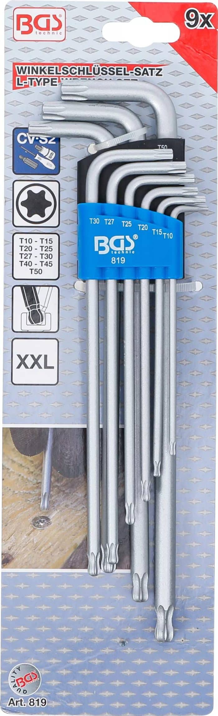 Set-kutnih-steznih-kljuceva-ekstra-dugi-T-profil-za-Torx-s-kuglastom-glavom-T10-T50-9-dijelni-9 Set kutnih steznih ključeva | ekstra dugi | T-profil (za Torx) s kuglastom glavom T10 - T50 | 9-dijelni - Slika 5