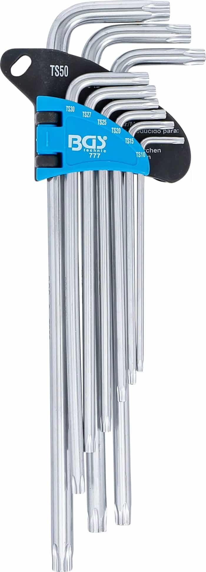 Set kutnih steznih ključeva | ekstra dugi | TS-profil (za Torx Plus) TS10 - TS50 | 9-dijelni - Slika 2