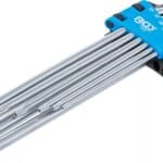 Set kutnih steznih ključeva | ekstra dugi | TS-profil (za Torx Plus) TS10 - TS50 | 9-dijelni