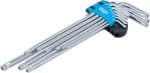Set kutnih steznih ključeva | ekstra dugi | TS-profil (za Torx Plus) TS10 - TS50 | 9-dijelni