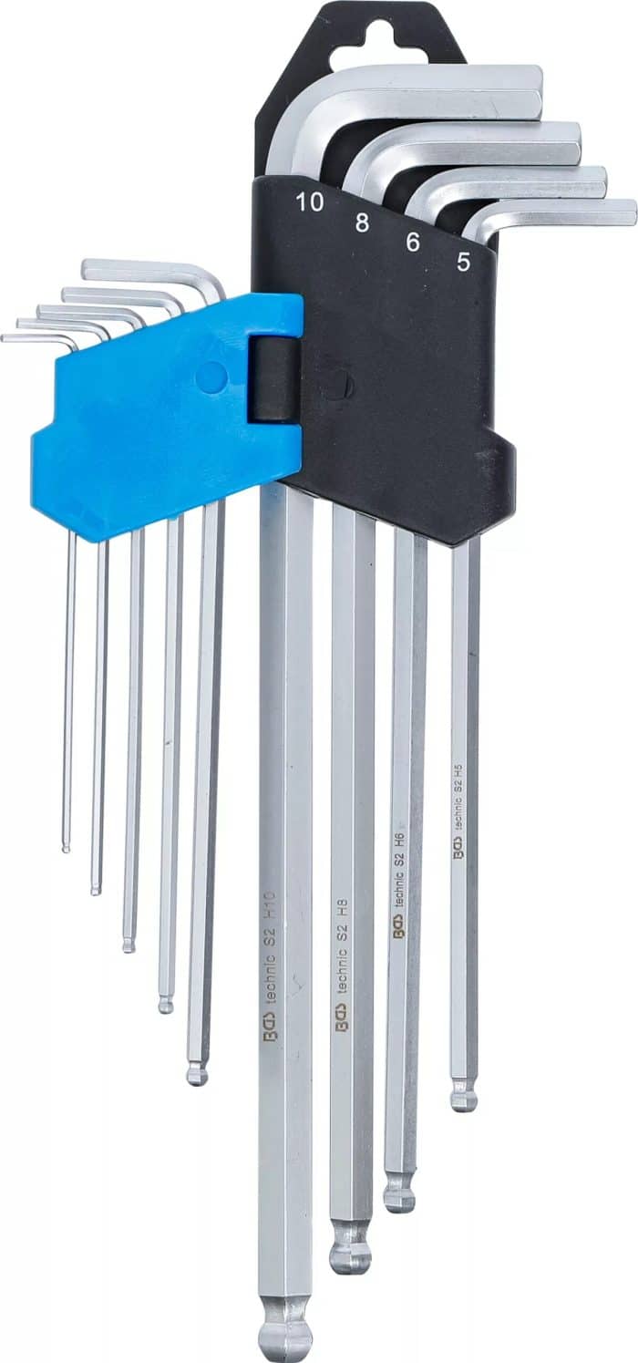 Set-kutnih-steznih-kljuceva-ekstra-dugi-unutarnji-sesterokut-unutarnji-sesterokut-s-kuglastom-glavom-15-10-mm-9-dijelni-2 Set kutnih steznih ključeva | ekstra dugi | unutarnji šesterokut / unutarnji šesterokut s kuglastom glavom 1,5 - 10 mm | 9-dijelni - Slika 3