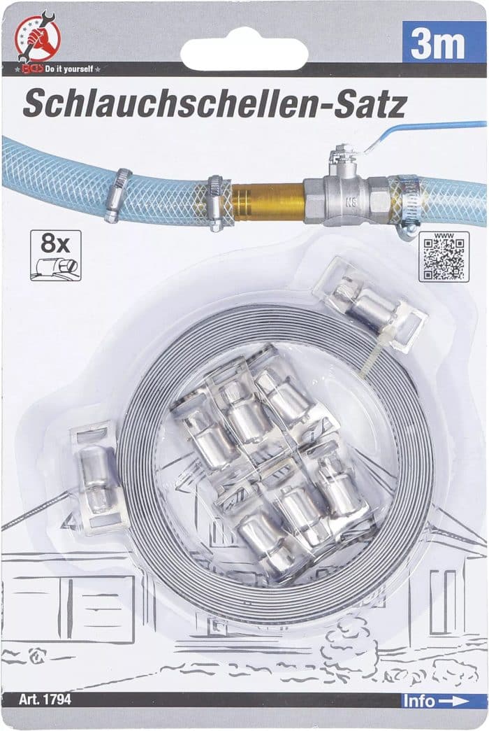 Set obujmica za crijeva | "kontinuirane" | 3 m - Slika 3