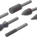 Set okretnih glodala | 6-dijelni