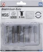 Set okretnih glodala | 6-dijelni - Slika 4