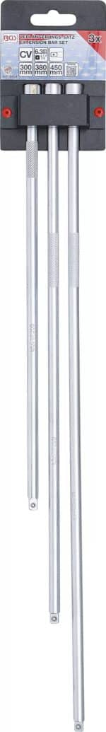 Set produžetaka | 6,3 mm (1/4") | 300 / 380 / 450 mm | 3-dijelni - Slika 4