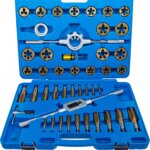 Set rezača navoja | s titan-nitridnom prevlakom | M6 - M24 | 45-dijelni