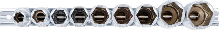 5 mm (1/2") | 10 - 24 mm | 9-dijelni