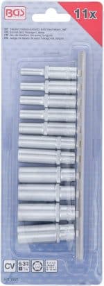 Set šesterokutnih umetaka za utični ključ, duboki | 6,3 mm (1/4") | 4 - 13 mm | 11-dijelni - Slika 4