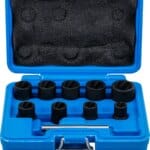 Set spiralnih umetaka za utični ključ / izvijač za vijke | 10 mm (3/8") | 10 - 19 mm | 10-dijelni