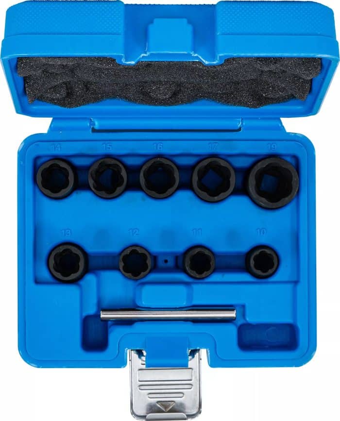Set-spiralnih-umetaka-za-uticni-kljuc-izvijac-za-vijke-10-mm-38-10-19-mm-10-dijelni-3 Set spiralnih umetaka za utični ključ / izvijač za vijke | 10 mm (3/8") | 10 - 19 mm | 10-dijelni - Slika 4