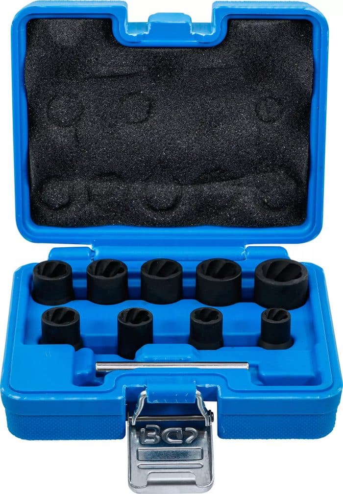 Set spiralnih umetaka za utični ključ / izvijač za vijke | 10 mm (3/8") | 10 - 19 mm | 10-dijelni Set spiralnih umetaka za utični ključ / izvijač za vijke | 10 mm (3/8") | 10 - 19 mm | 10-dijelni