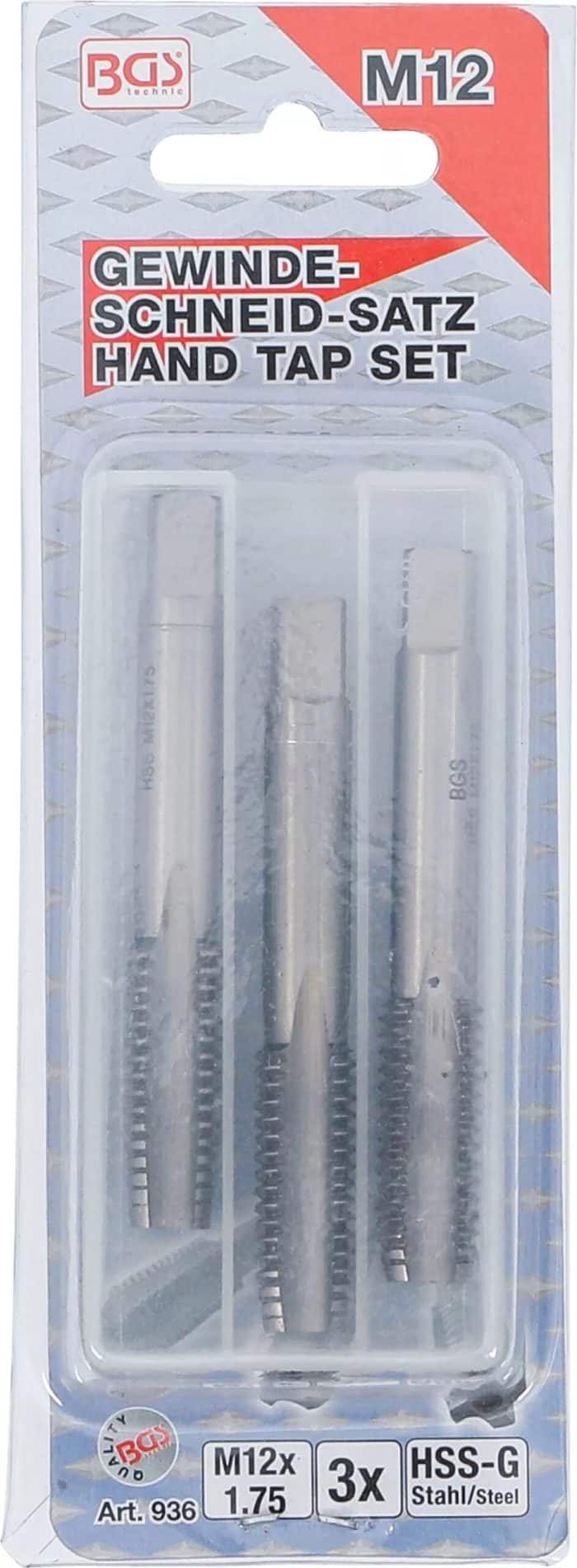 Set-svrdala-za-navoje-Predurezivanje-i-urezivanje-i-dovrsavanje-HSS-G-M12-x-175-3-dijelni-9 Set svrdala za navoje | Predurezivanje i urezivanje i dovršavanje | HSS-G | M12 x 1,75 | 3-dijelni - Slika 4