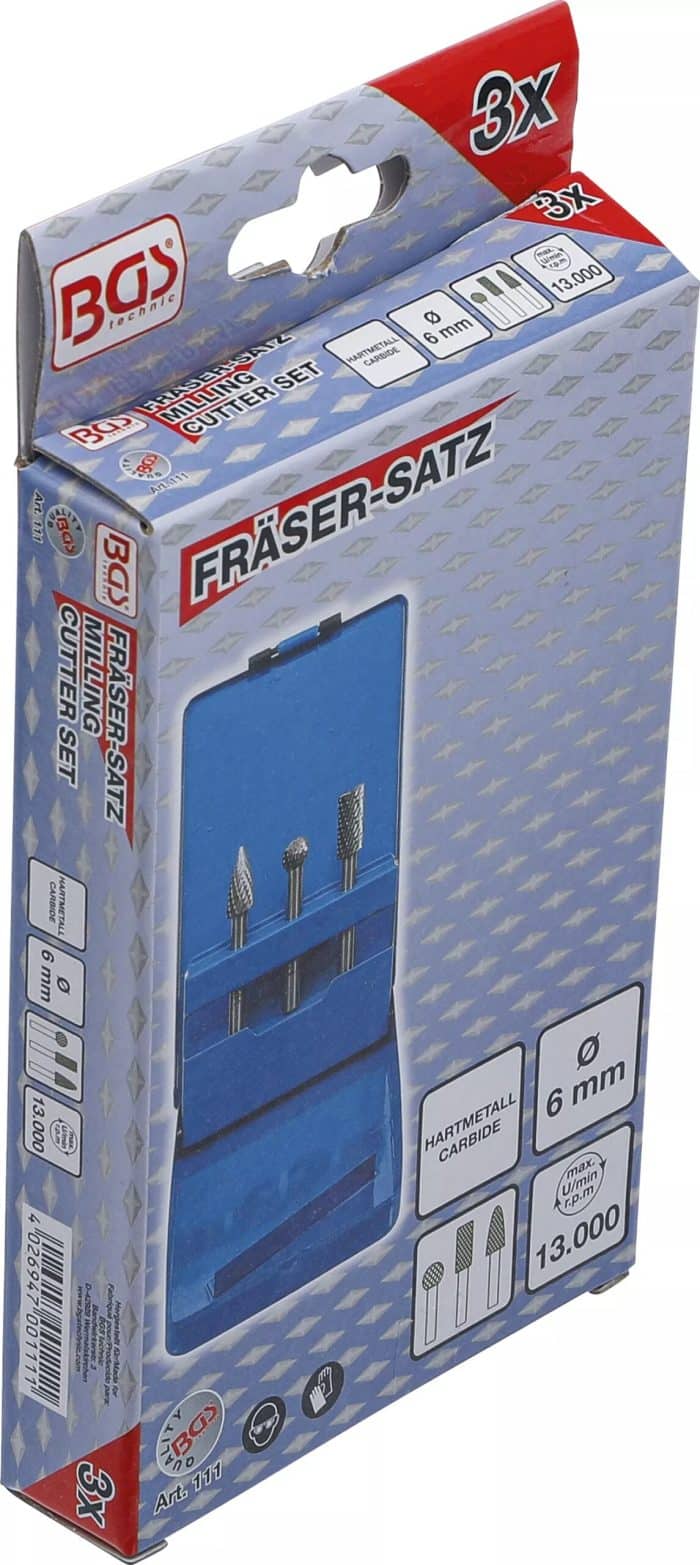 Set tvrdi metal glodalica | 3-dijelni - Slika 6