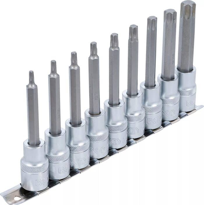 5 mm (1/2") | T-profil (za Torx) | 9-dijelni 5 mm (1/2") | T-profil (za Torx) | 9-dijelni
