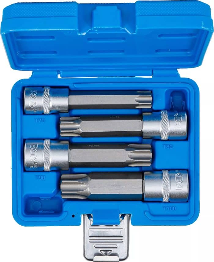 Set umetaka bitova | 12,5 mm (1/2") | T-profil (za Torx) s provrtom | 4-dijelni - Slika 4