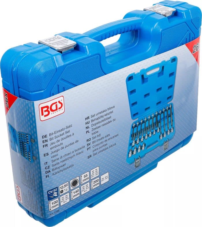 Set umetaka bitova | 12,5 mm (1/2") | unutarnje ozubljenje (za XZN) | 26-dijelni - Slika 5