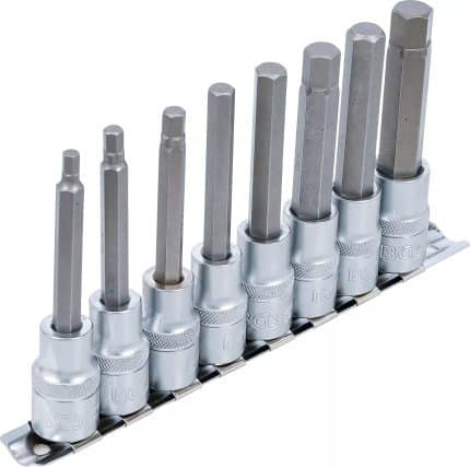 5 mm (1/2") | unutarnji šesterokut 5 - 13 mm | 8-dijelni