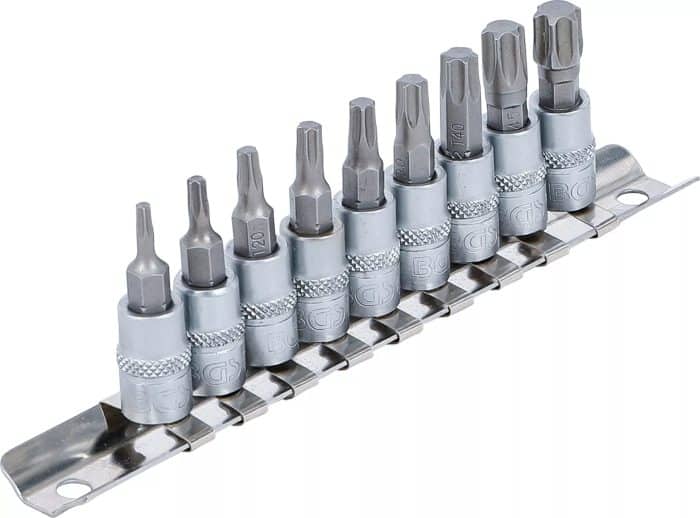 3 mm (1/4") | T-profil (za Torx) T10 - T50 | 9-dijelni