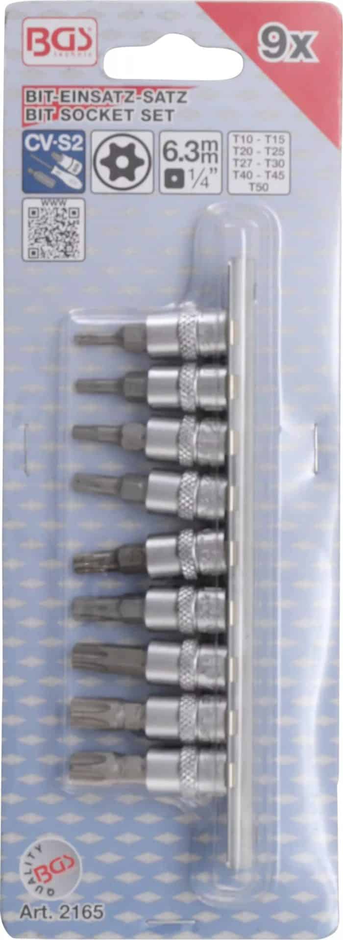 Set-umetaka-bitova-63-mm-14-T-profil-za-Torx-s-provrtom-T10-T50-9-dijelni-9 Set umetaka bitova | 6,3 mm (1/4") | T-profil (za Torx) s provrtom T10 - T50 | 9-dijelni - Slika 2