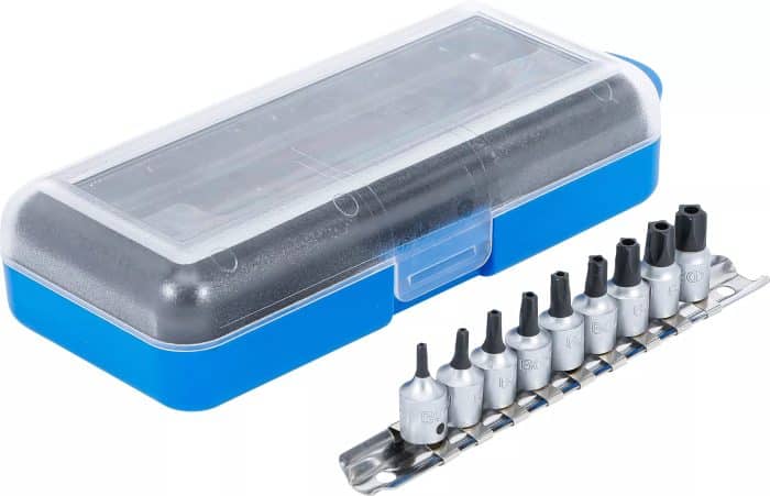3 mm (1/4") | TS-profil (za Torx) s provrtom | 9-dijelni